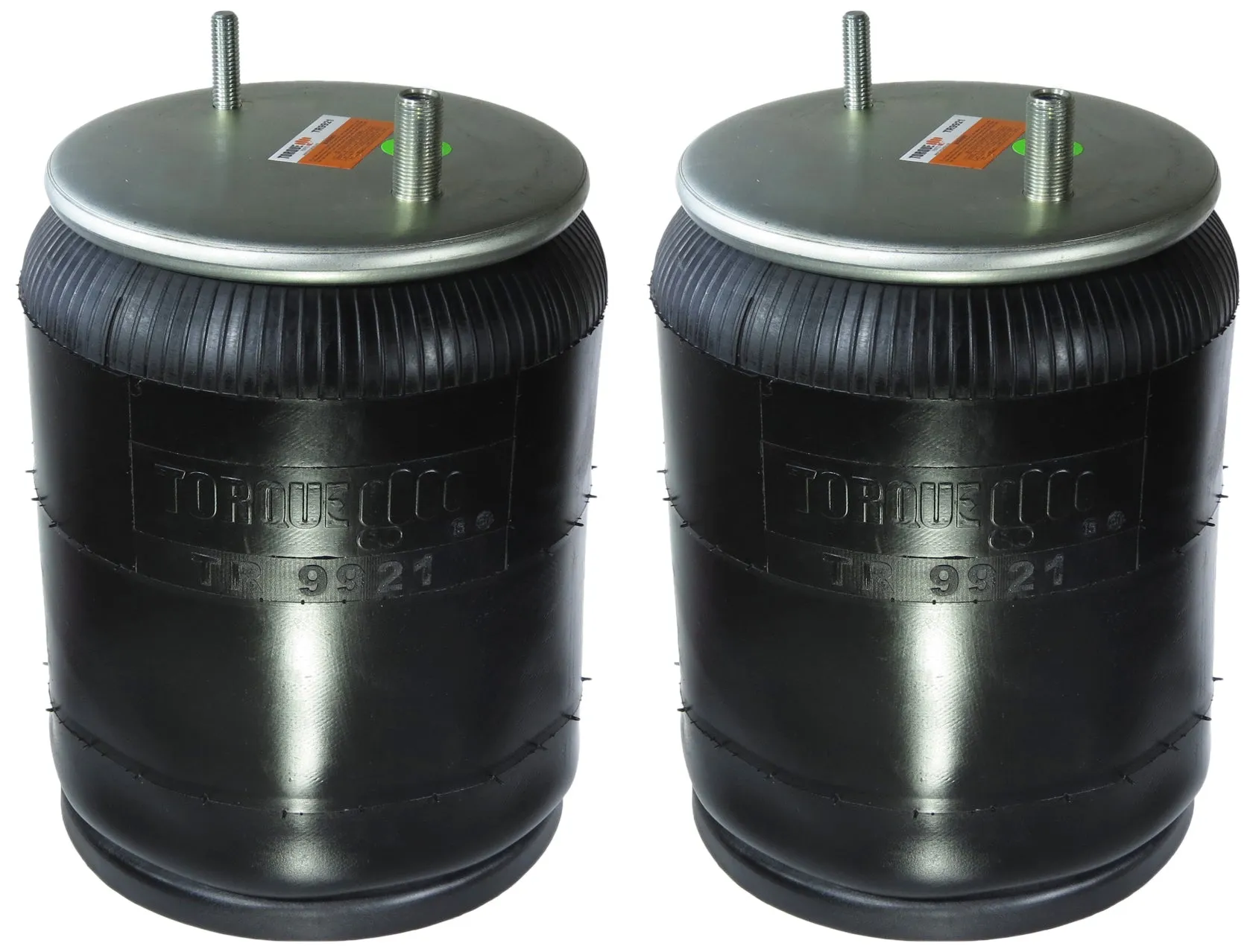 2 pack of TORQUE Trailer Air Spring Bag (Replaces Firestone 9921, Firestone W01-358-9921, W&C AS-0090, Holland 905-57-117) (2 x TR9921)