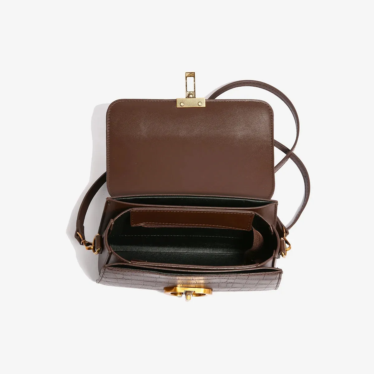Amozae-Small Leather Armpit Bags for Women, Chain Shoulder, Crossbody Bag, Ladies Vintage Underarm Handbags, Summer