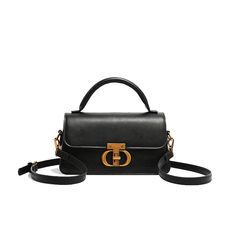 Amozae-Small Leather Armpit Bags for Women, Chain Shoulder, Crossbody Bag, Ladies Vintage Underarm Handbags, Summer
