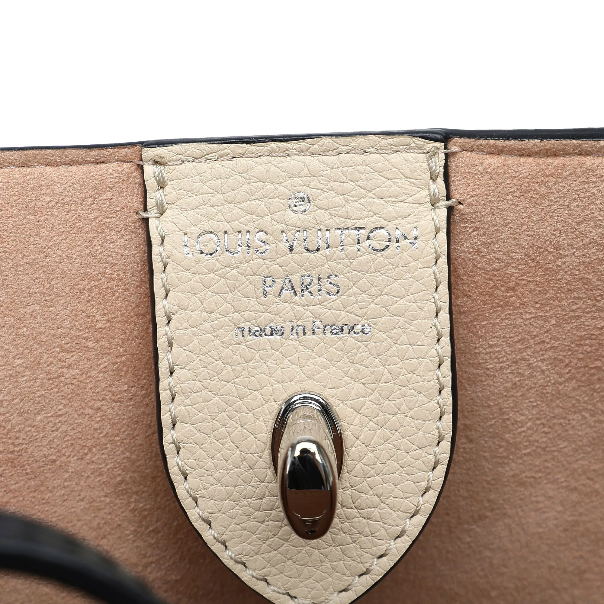 Beige Louis Vuitton LockMe Cabas Tote Bag