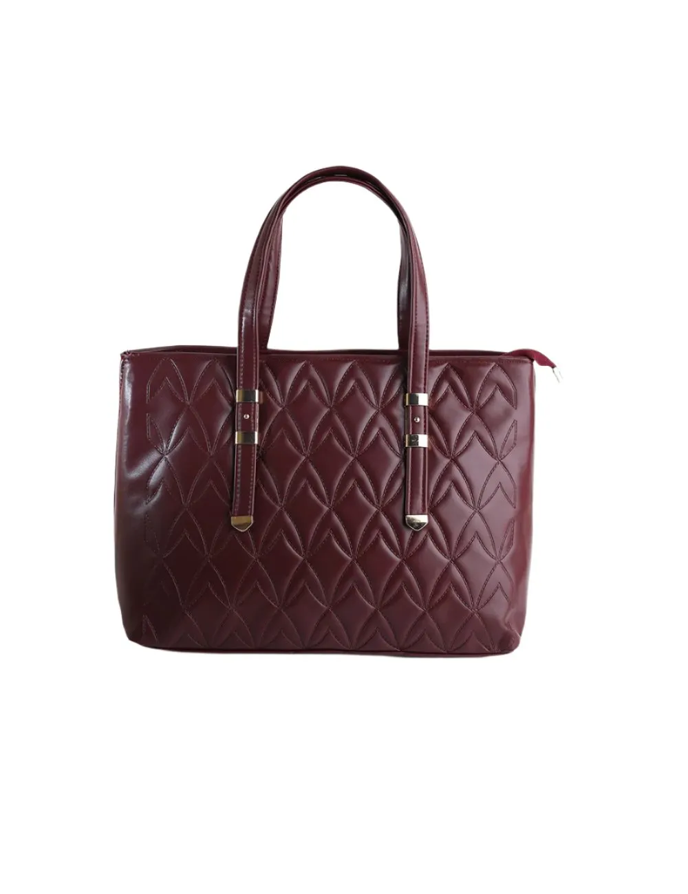 Crimson Luxe Handbag