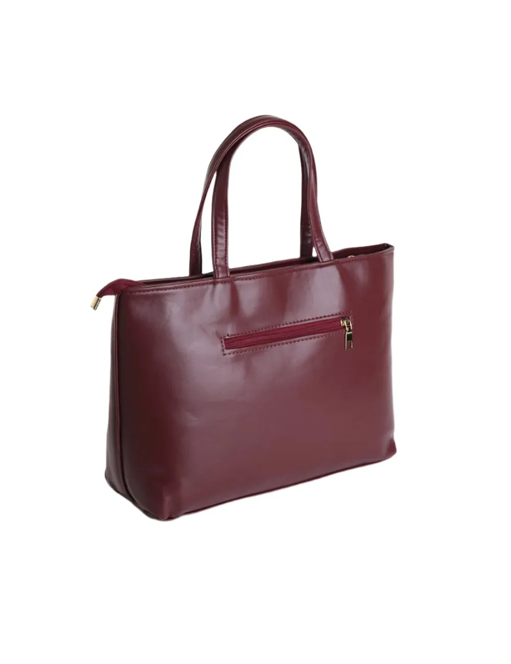 Crimson Luxe Handbag