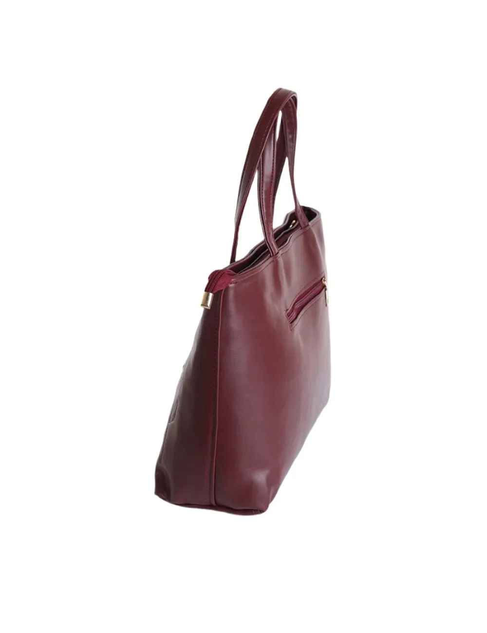 Crimson Luxe Handbag
