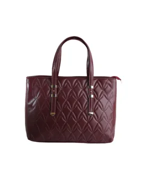 Crimson Luxe Handbag