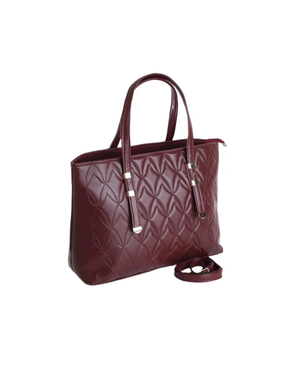 Crimson Luxe Handbag