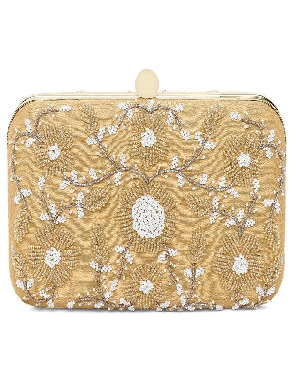 Golden Elegant Clutch Bag