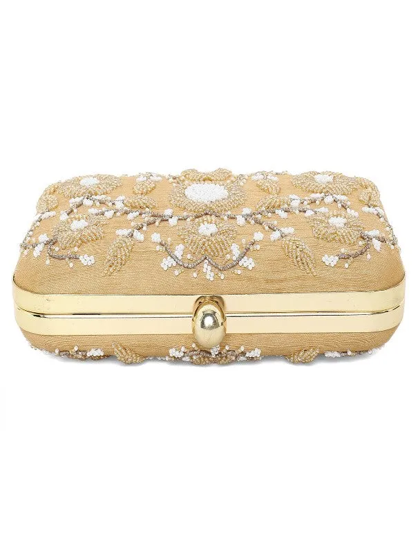 Golden Elegant Clutch Bag