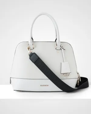 Grace Medium Dome Satchel Bag   Monogram Bag Strap