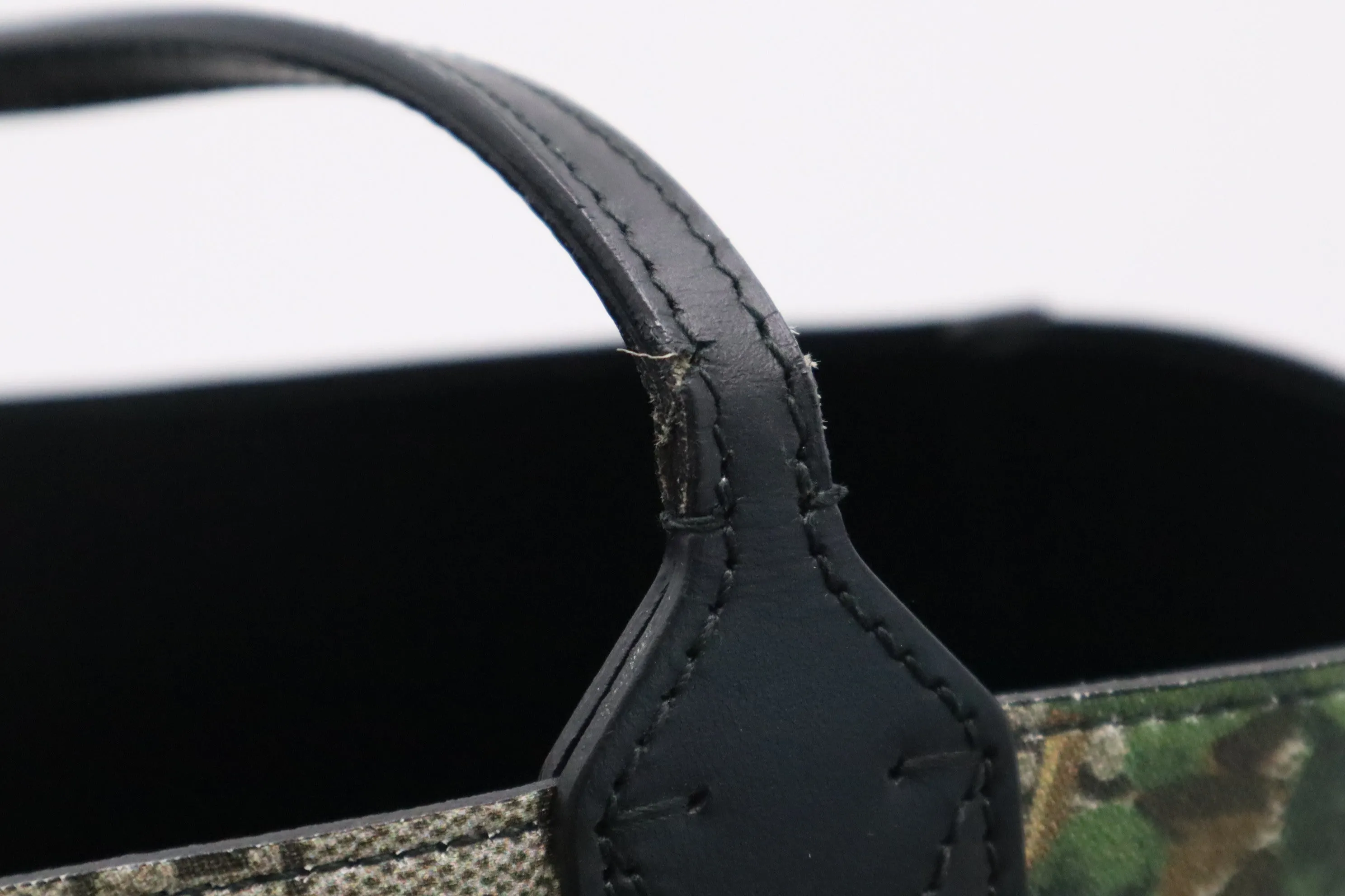Gucci Reversible Tote in Green Blooms GG Supreme Canvas