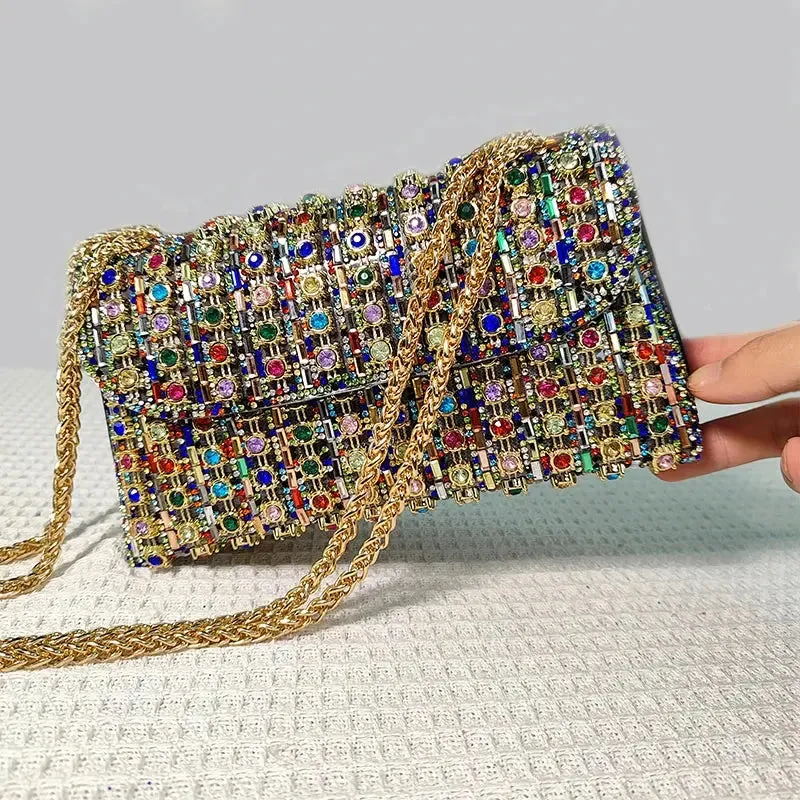 high quality bags Shoulder Fashionable  Bag Luxury Designer Handbags High Quality2023 Exquisite Rhinestone Luxury Purse For Women Tote Bag