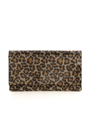 Kass Leopard Clutch | Multicolored