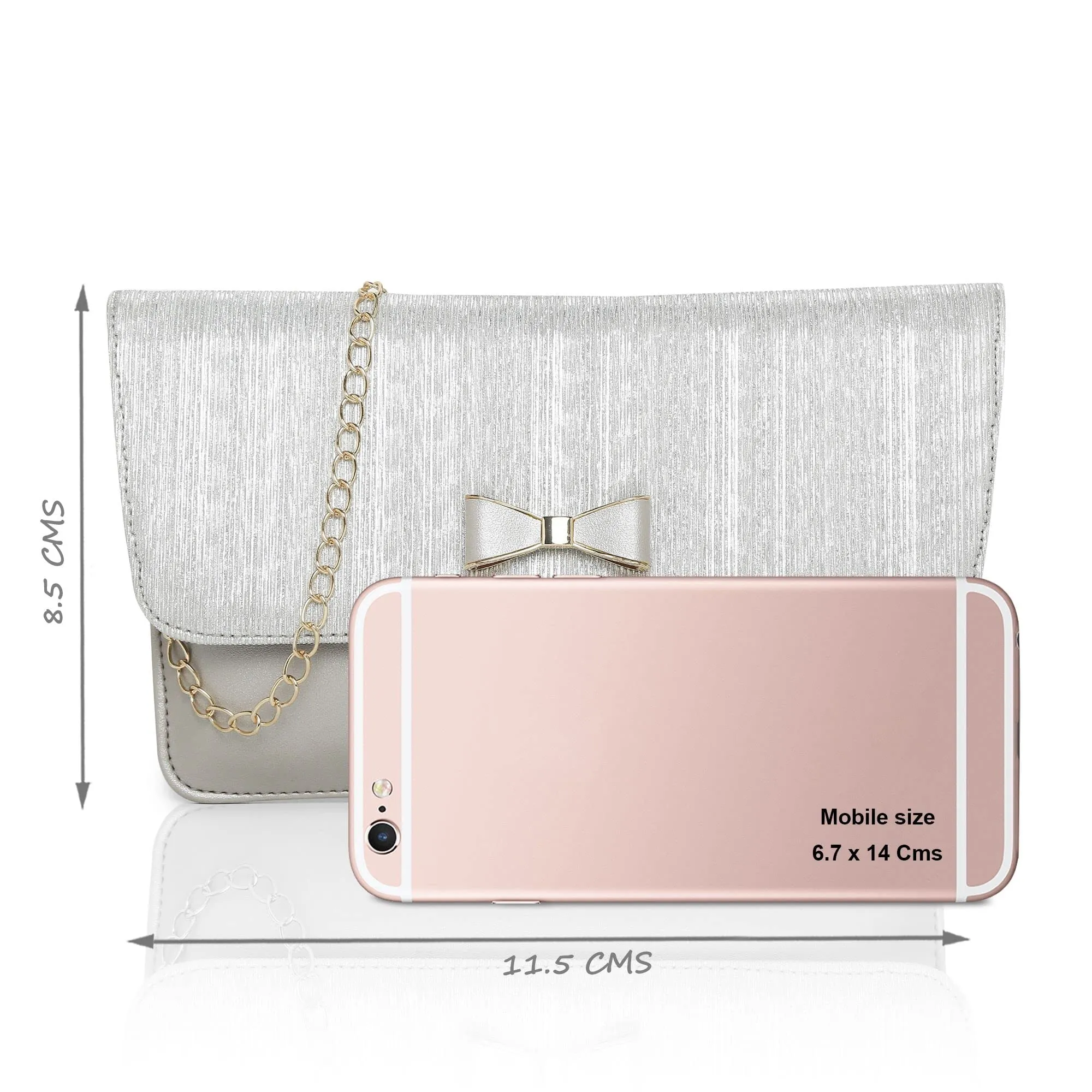 Lavie Women's Gilter Envelope Clutch | Ladies Purse Handbag