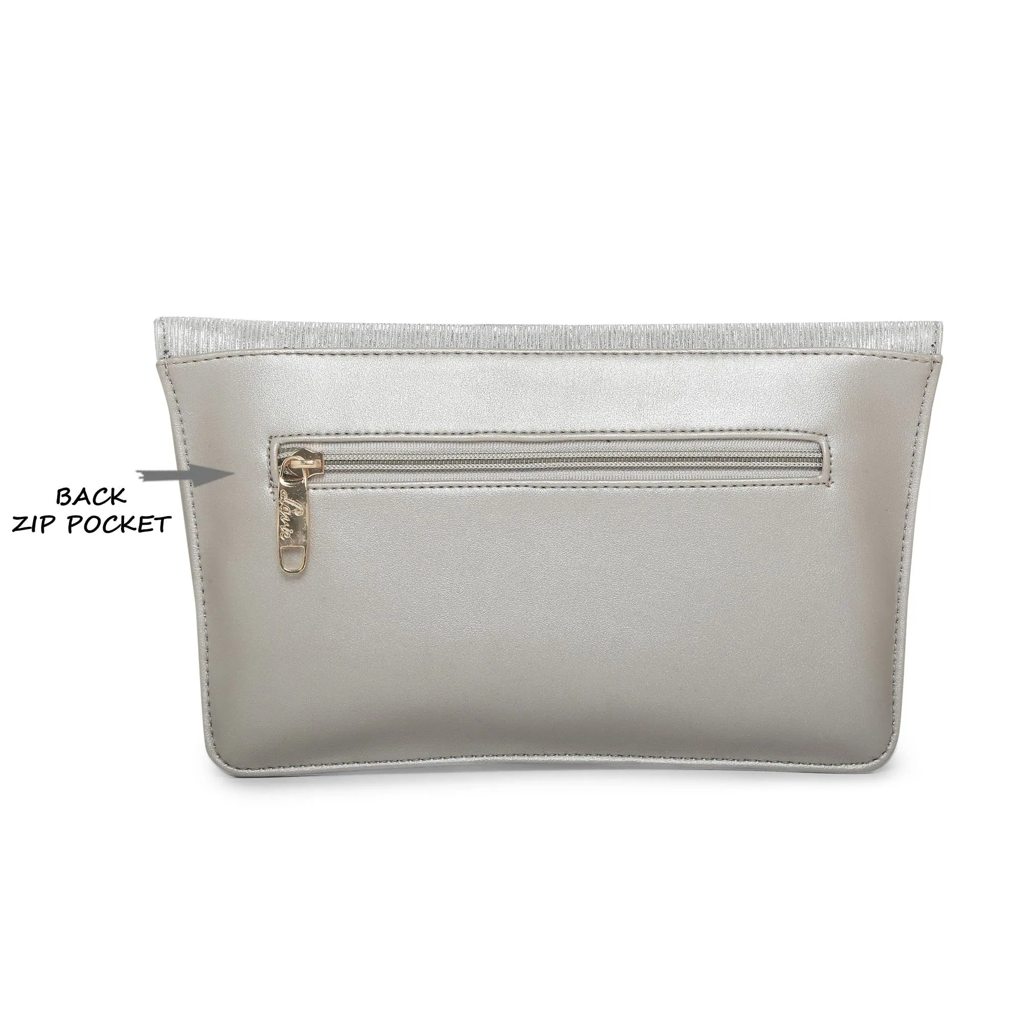 Lavie Women's Gilter Envelope Clutch | Ladies Purse Handbag