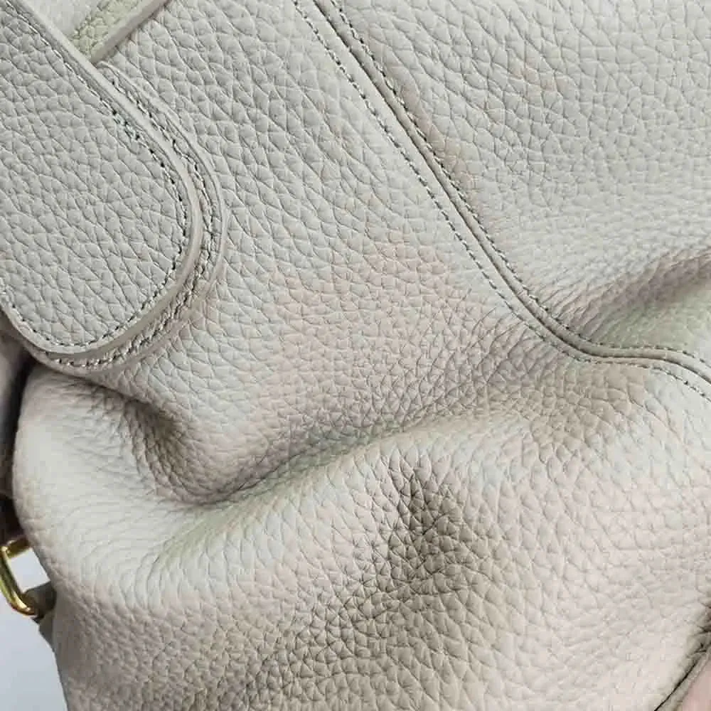 Luxury TOGO Cow Leather Tote Bag for Women Minimalism Lady Shoulder Handbag