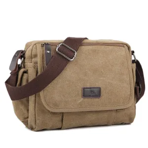 Men's Casual Canvas Small Shoulder Bag