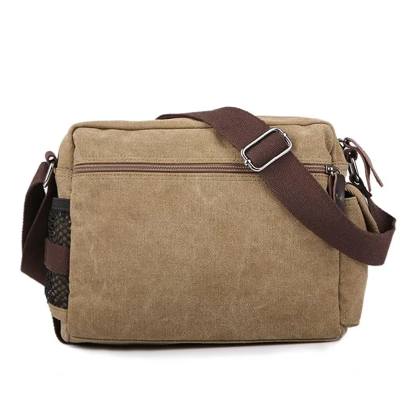 Men's Casual Canvas Small Shoulder Bag