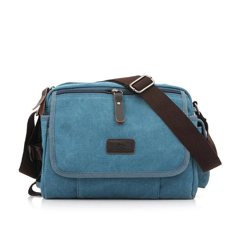 Men's Casual Canvas Small Shoulder Bag