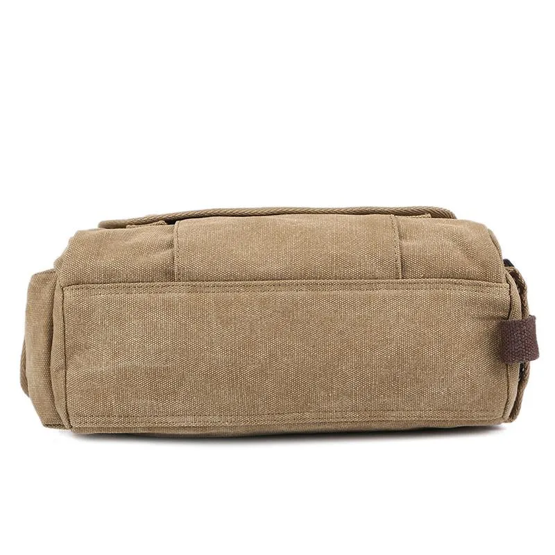 Men's Casual Canvas Small Shoulder Bag