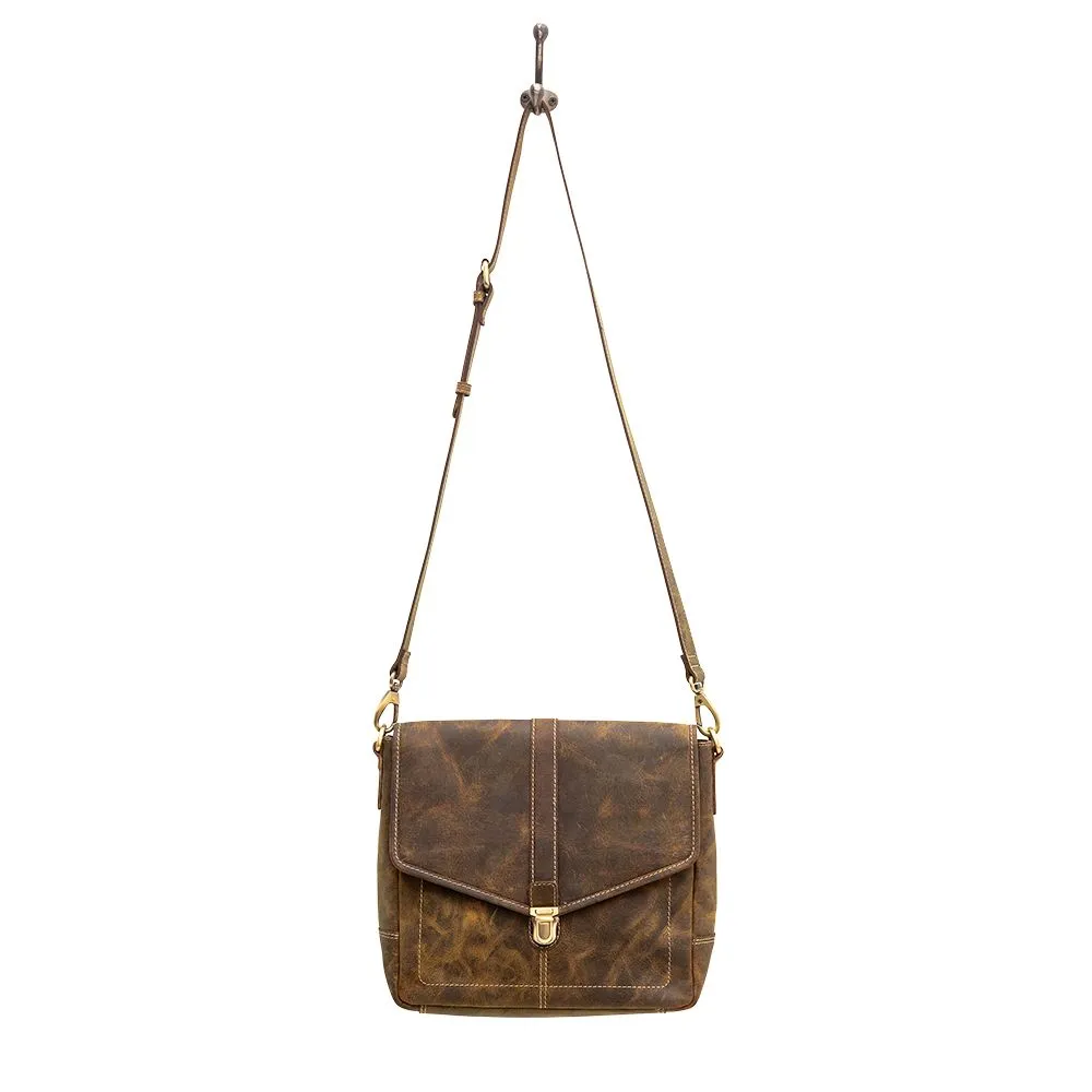 Myra Viper Leather & Hairon Bag