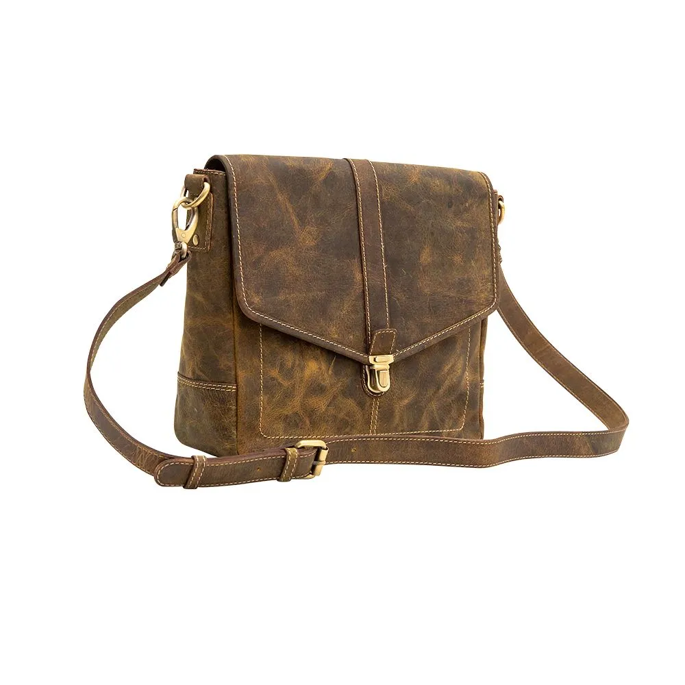 Myra Viper Leather & Hairon Bag