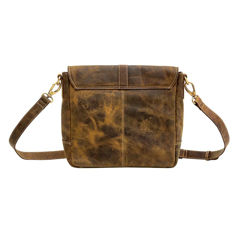 Myra Viper Leather & Hairon Bag