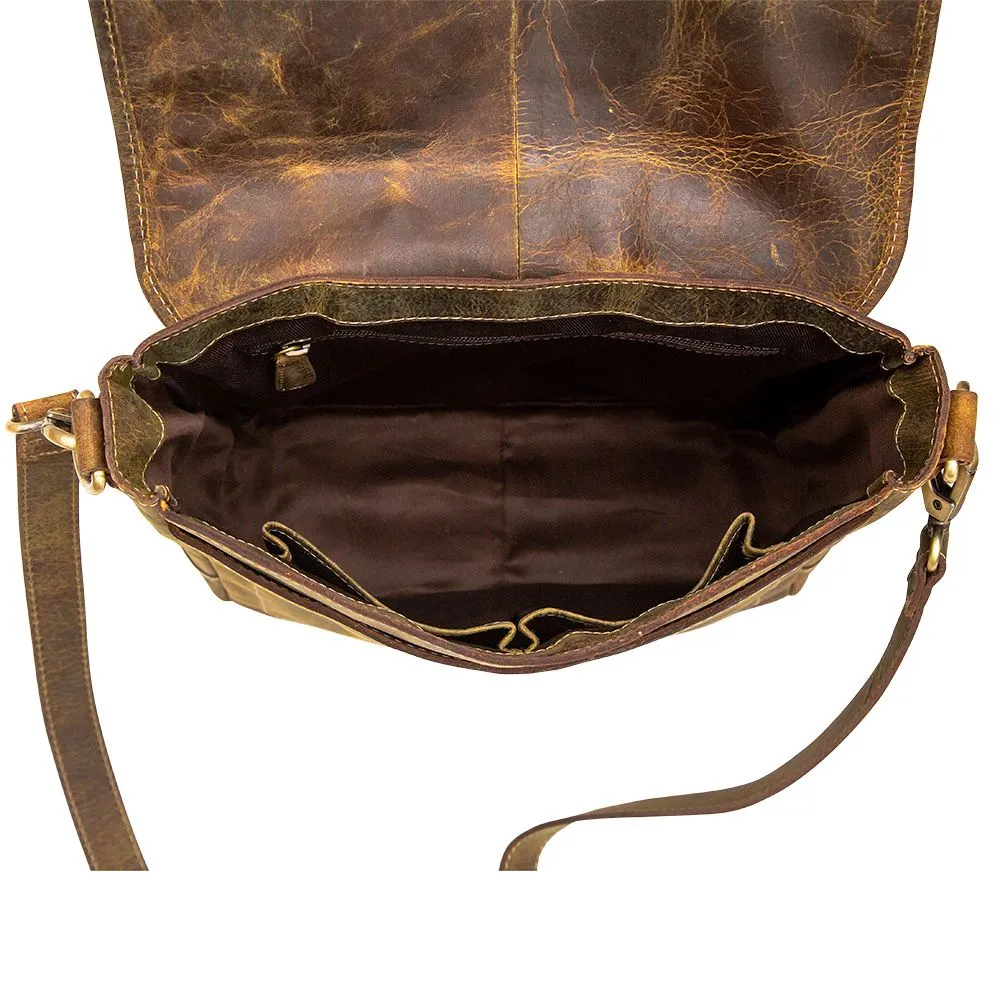 Myra Viper Leather & Hairon Bag