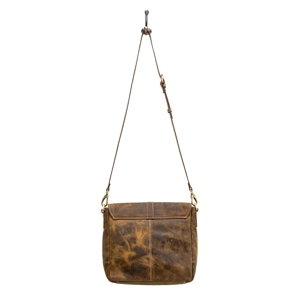 Myra Viper Leather & Hairon Bag