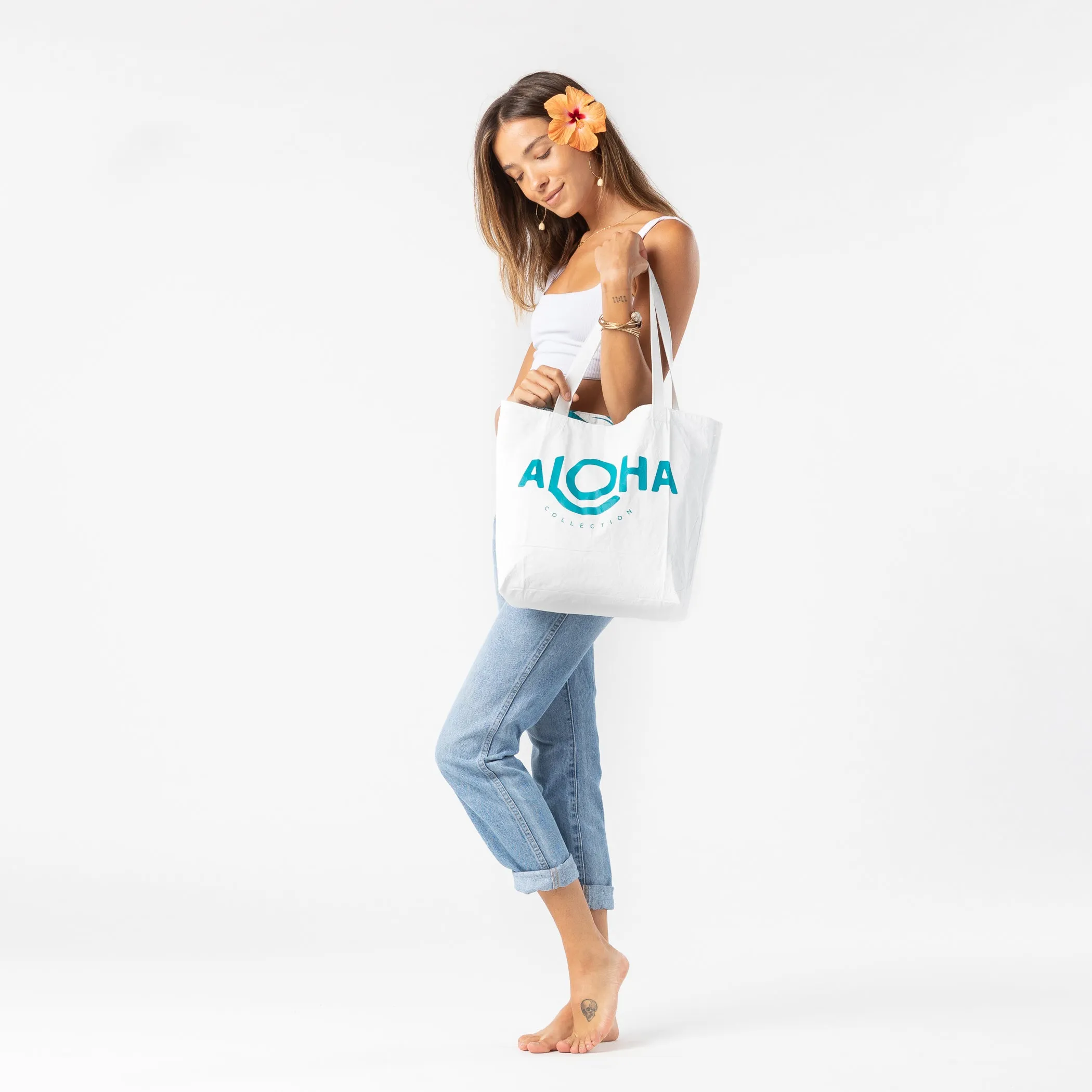 Pa'ina Reversible Tote / Marine