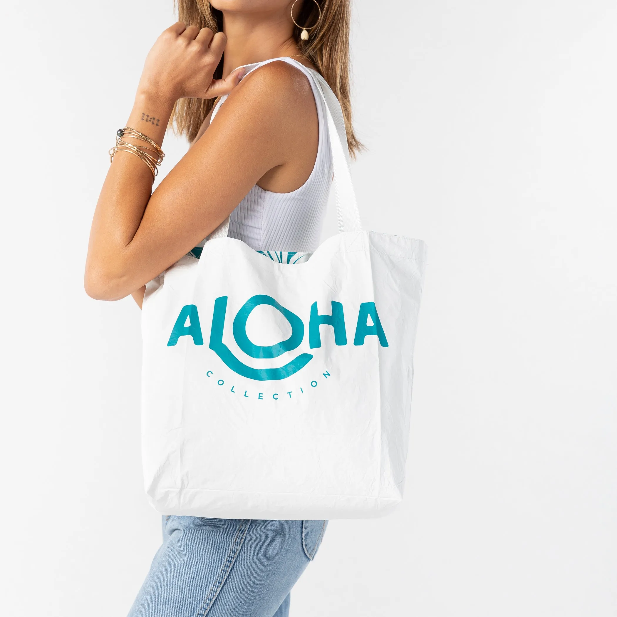 Pa'ina Reversible Tote / Marine