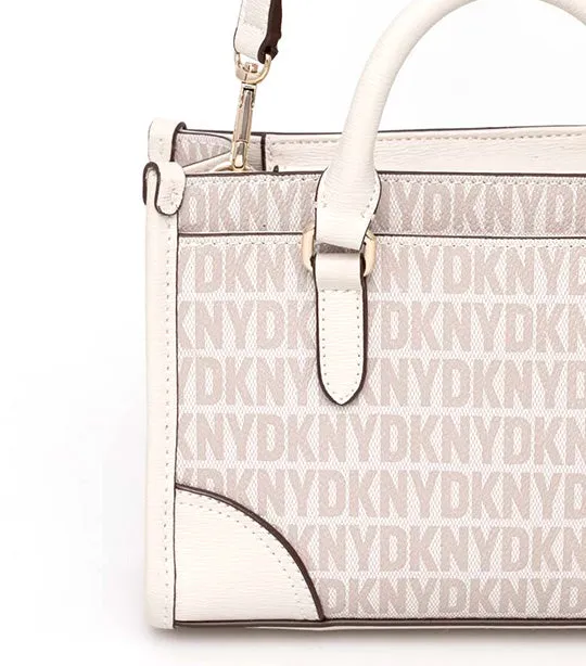 Perri Small Box Satchel Hemp/Pebble