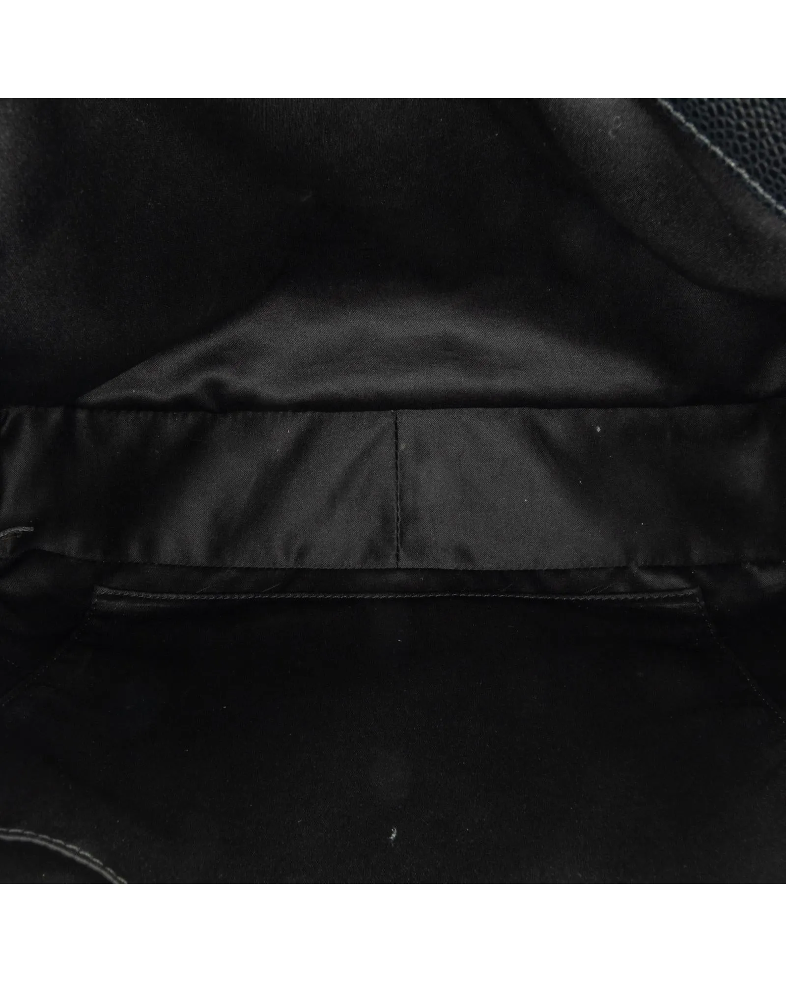 Quilted Leather Chain Shoulder Tote with Interior and Exterior Pockets