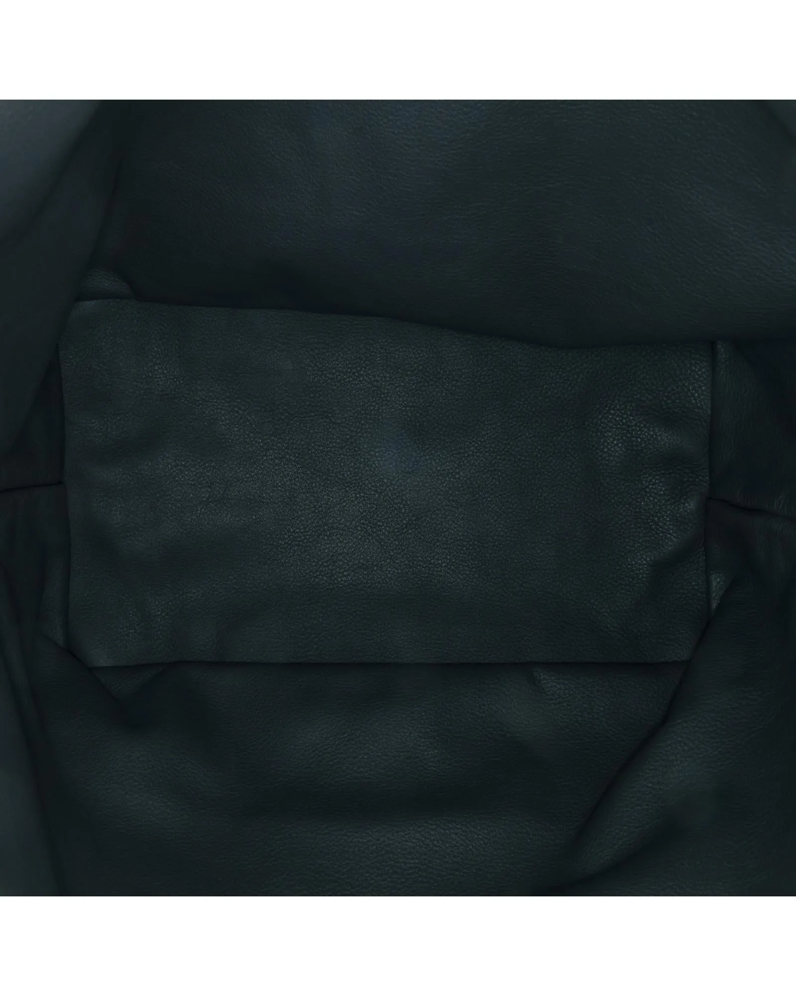Reversible Coated Canvas Tote with Leather Trim and Interior Pouch