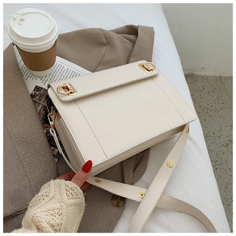 Vvsha female bag 2022 new trend leather shoulder bag crossbody underarm bag retro Handy Sense Niche large bag lady handbag