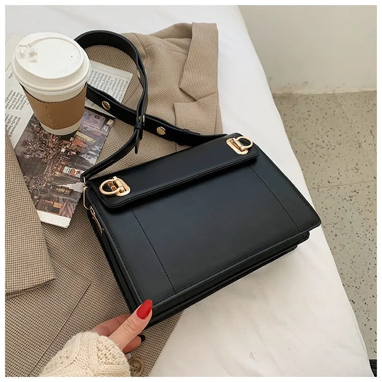 Vvsha female bag 2022 new trend leather shoulder bag crossbody underarm bag retro Handy Sense Niche large bag lady handbag