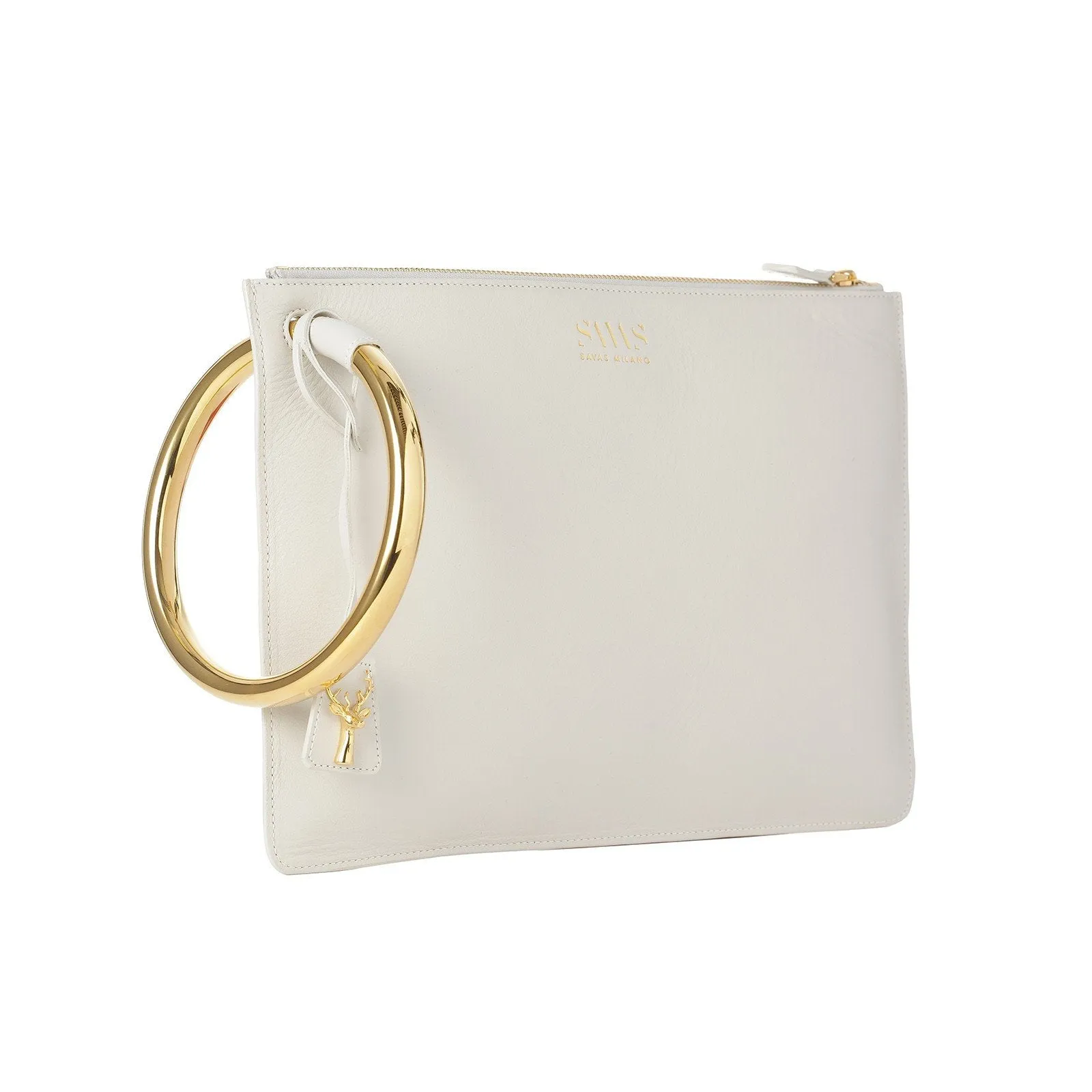 WHITE MATILDA CLUTCH
